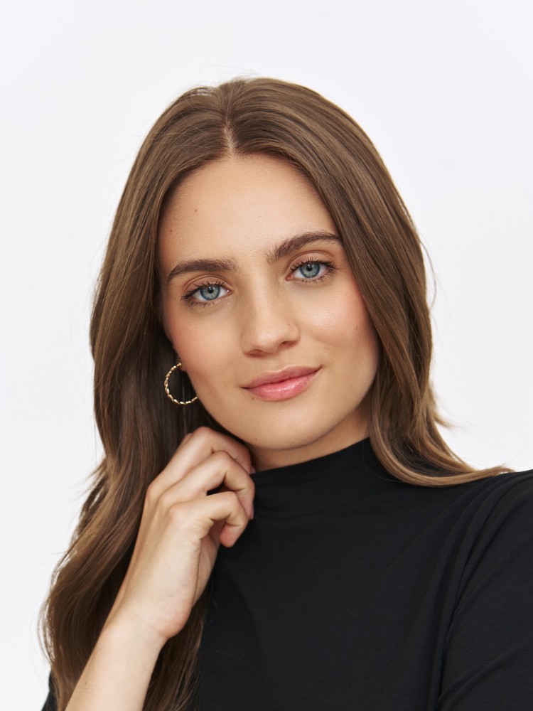 Golf z krótkim rękawem, czarny Golf z krótkim rękawem, czarny