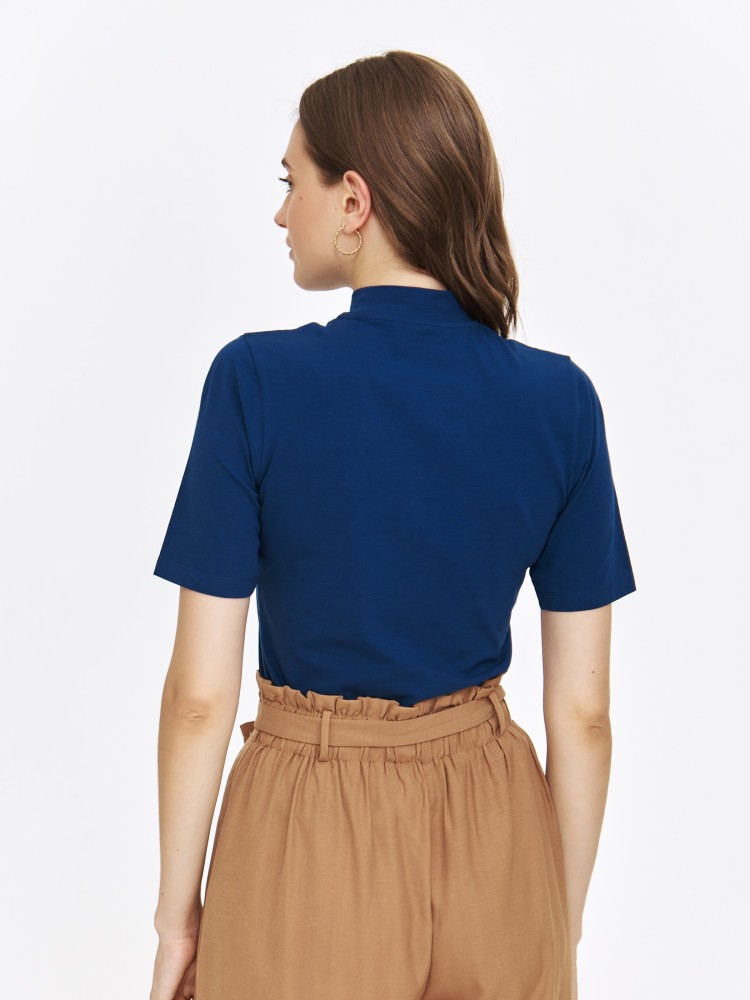 Cienki golf damski z krótkim rękawem Cienki golf damski z krótkim rękawem