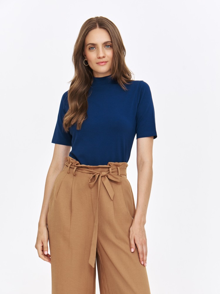 Cienki golf damski z krótkim rękawem Cienki golf damski z krótkim rękawem