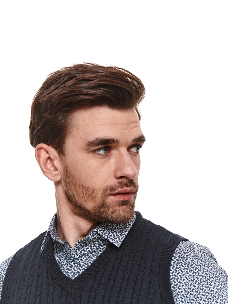 Kamizelka z przeplotami