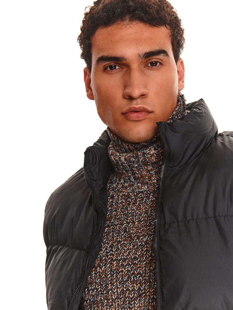 Pikowana kamizelka ze stójką