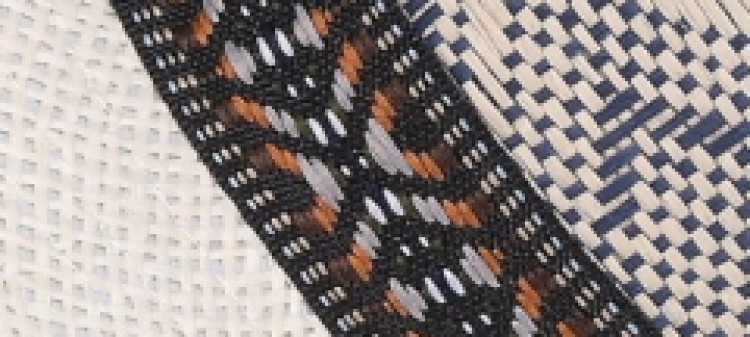 Wzorzysty kapelusz męski