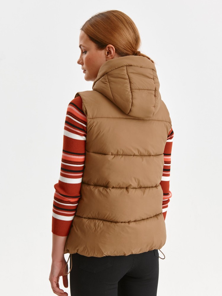 Kamizelka damska z kapturem