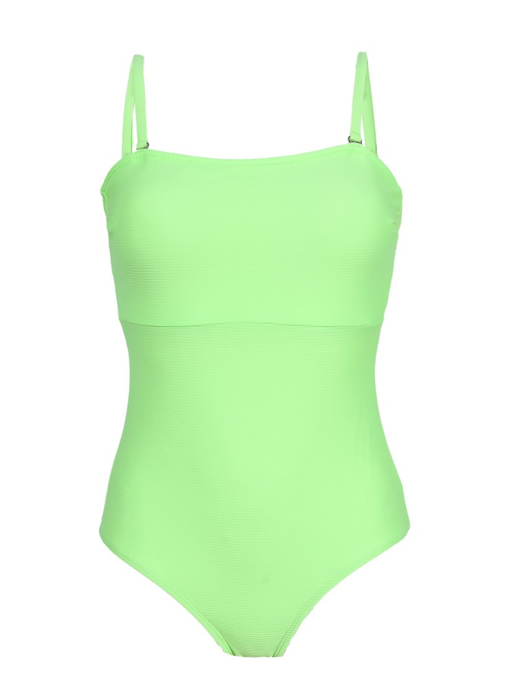 Kostium jednoczęściowy w neonowym kolorze Kostium jednoczęściowy w neonowym kolorze