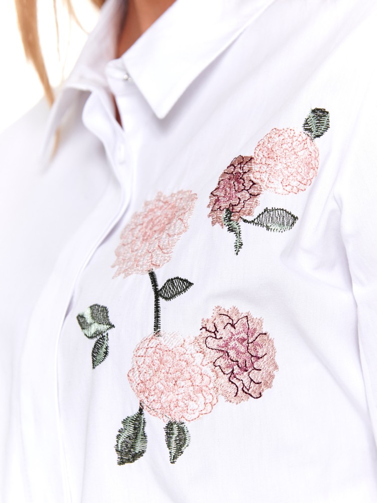 Koszula damska z haftem