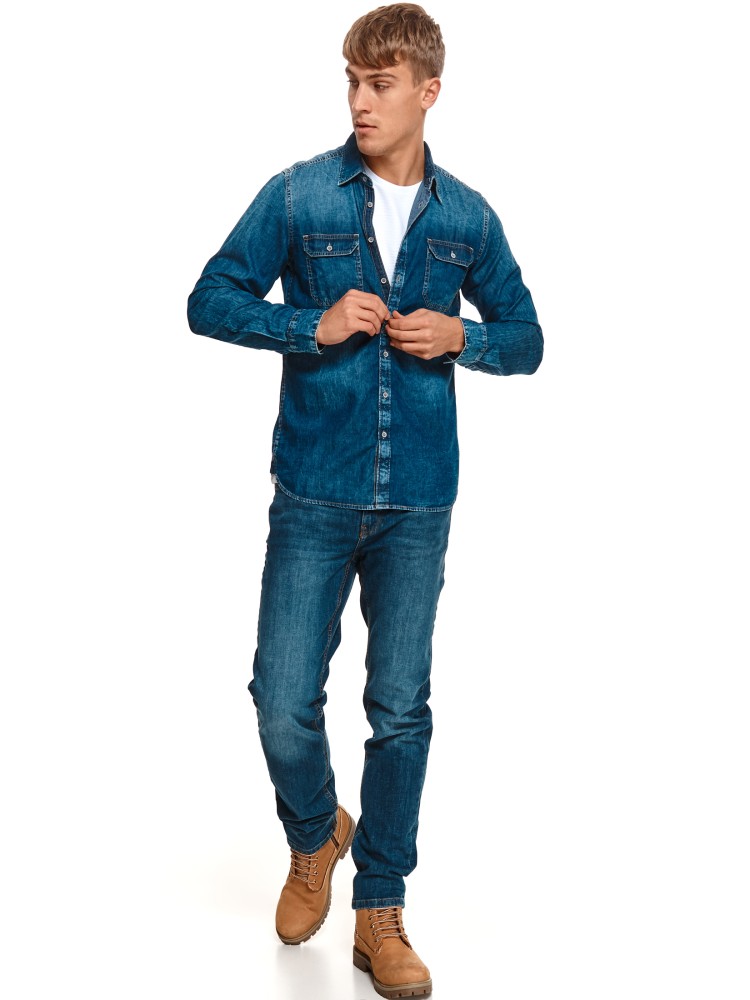 Koszula denim comfort fit