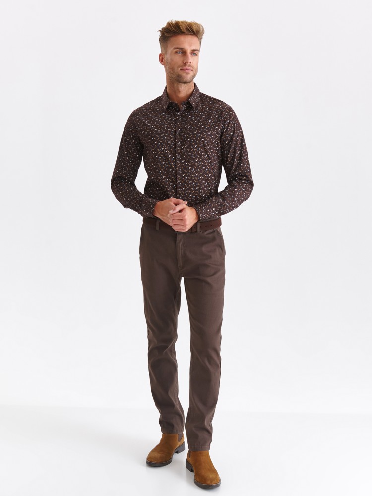 Koszula męska w drobny wzór