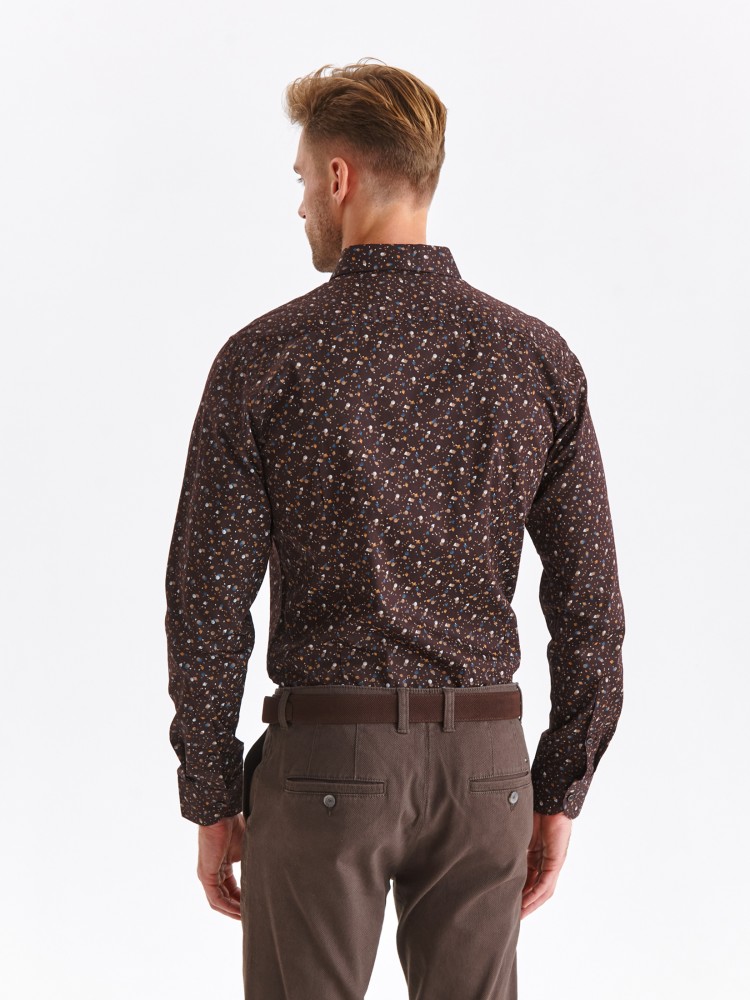 Koszula męska w drobny wzór