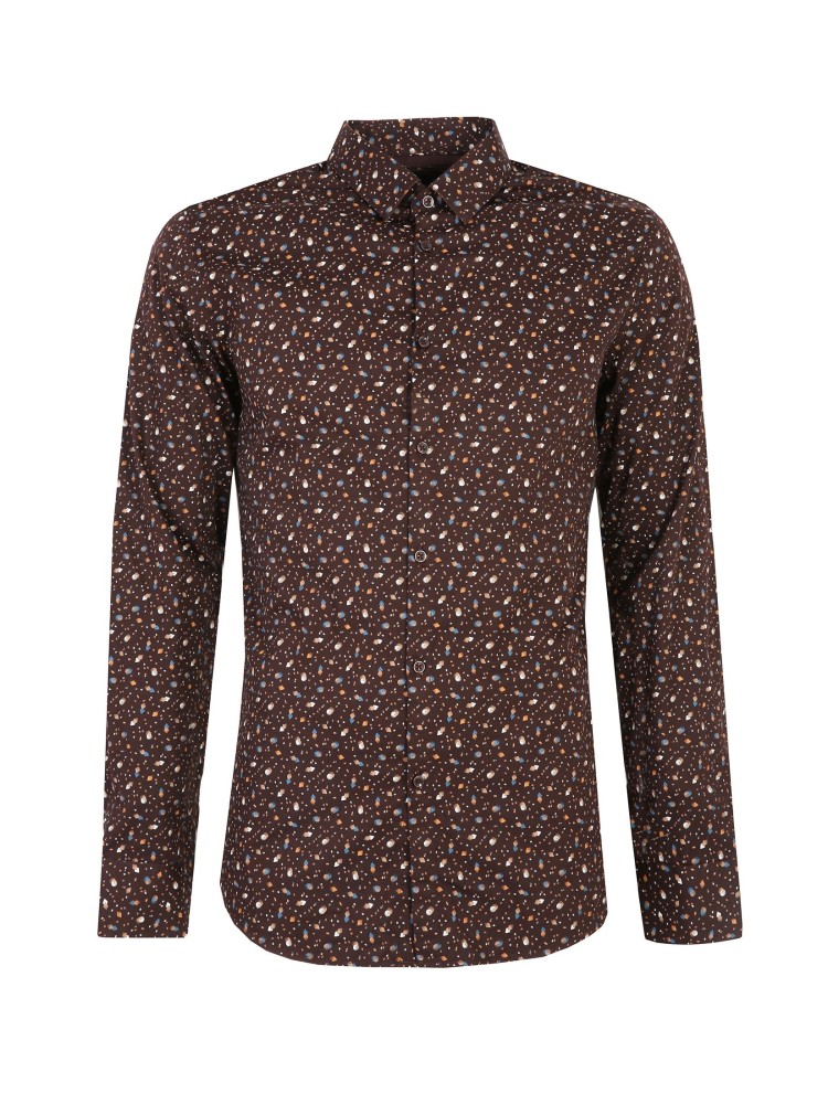 Koszula męska w drobny wzór