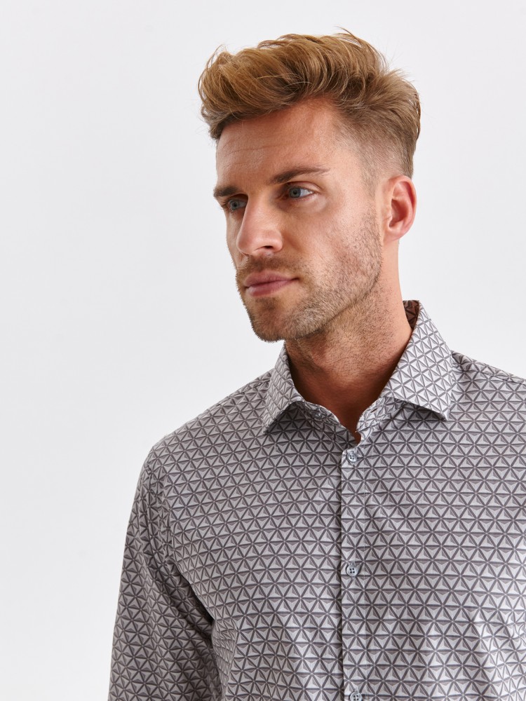 Koszula w geometryczny nadruk Koszula w geometryczny nadruk