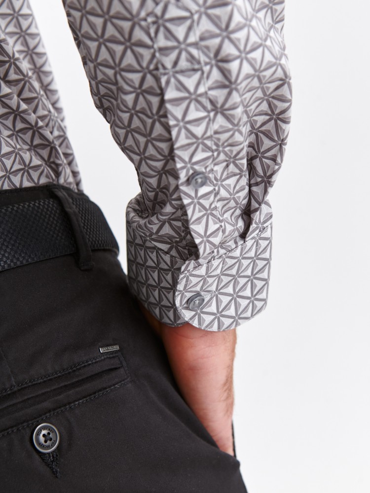 Koszula w geometryczny nadruk Koszula w geometryczny nadruk