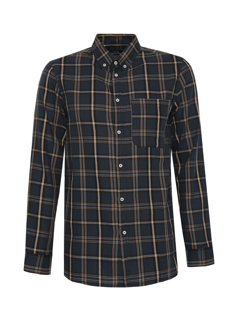 Flanelowa koszula męska w kratę