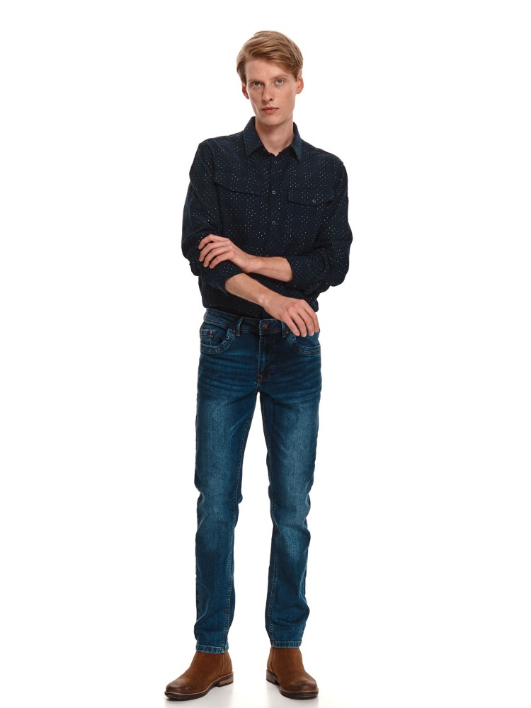 Koszula bewełniana z kieszeniami