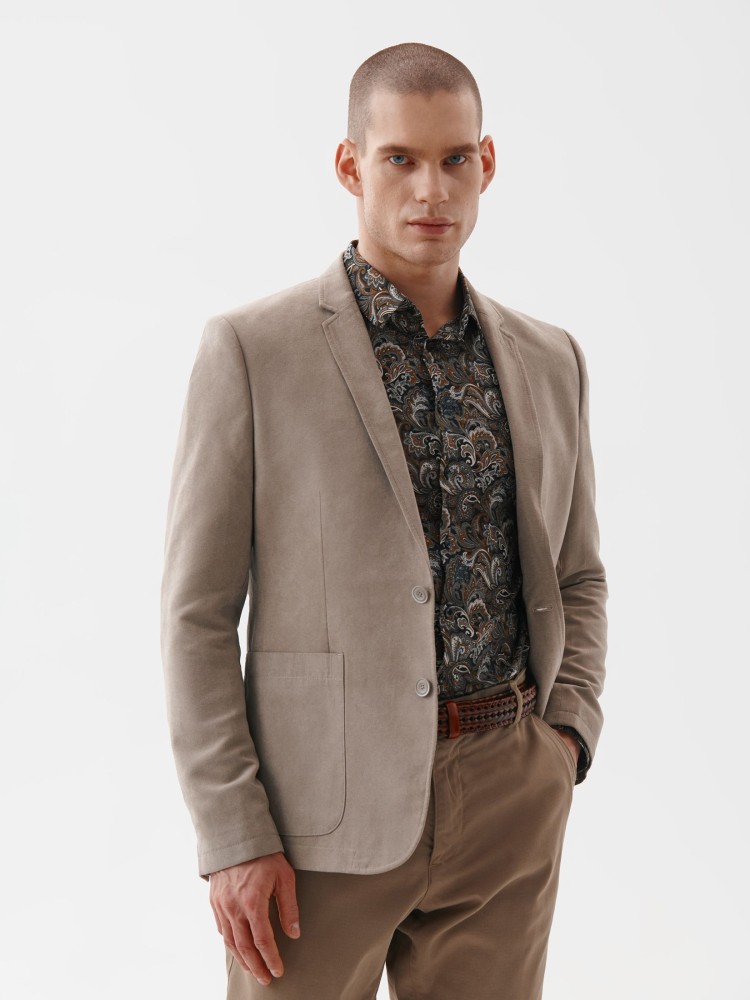 Koszula taliowana wzorzysta