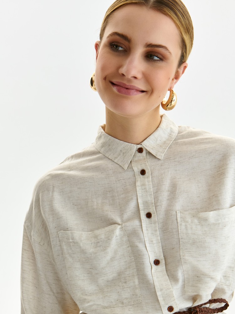 Dłuższa koszula damska oversizowa