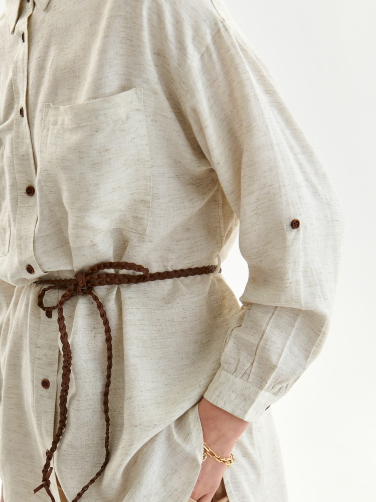 Dłuższa koszula damska oversizowa