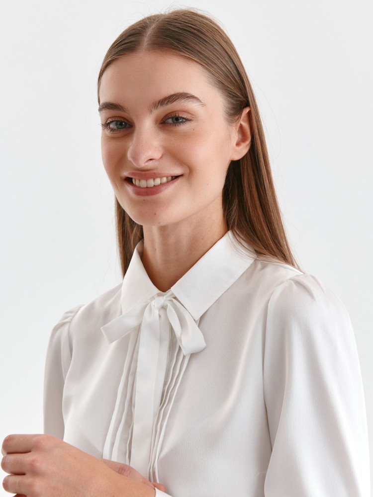 Elegancka koszula damska z wiązaniem