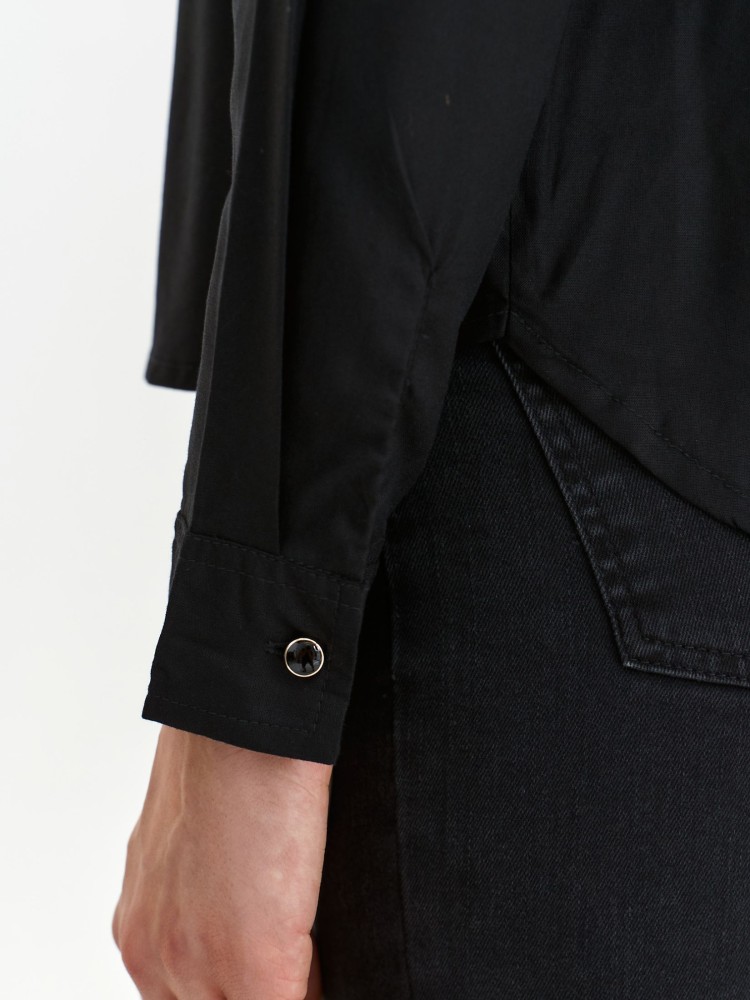 Koszula z długim rękawem i ozdobną aplikacją Koszula z długim rękawem i ozdobną aplikacją