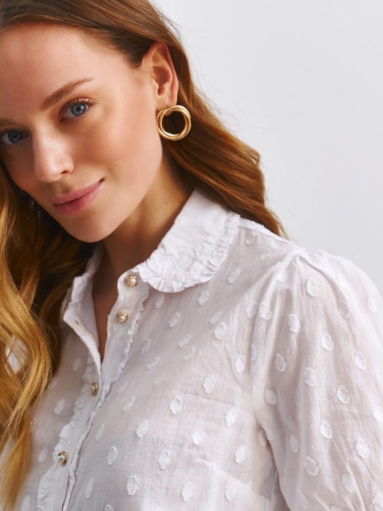 Bawełniana koszula z krótkim rękawem Bawełniana koszula z krótkim rękawem