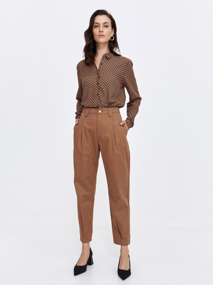 Koszula damska w retro wzór