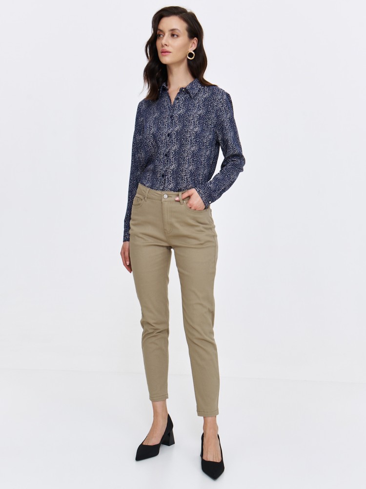 Koszula damska w drobny wzór