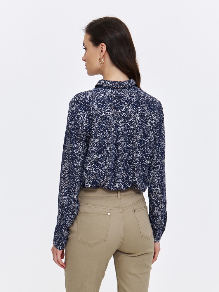 Koszula damska w drobny wzór