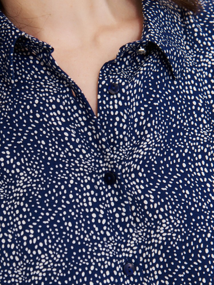 Koszula damska w drobny wzór