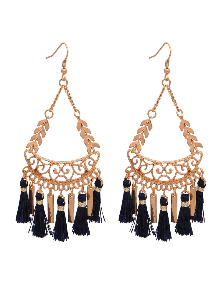 Długie wiszące kolczyki 