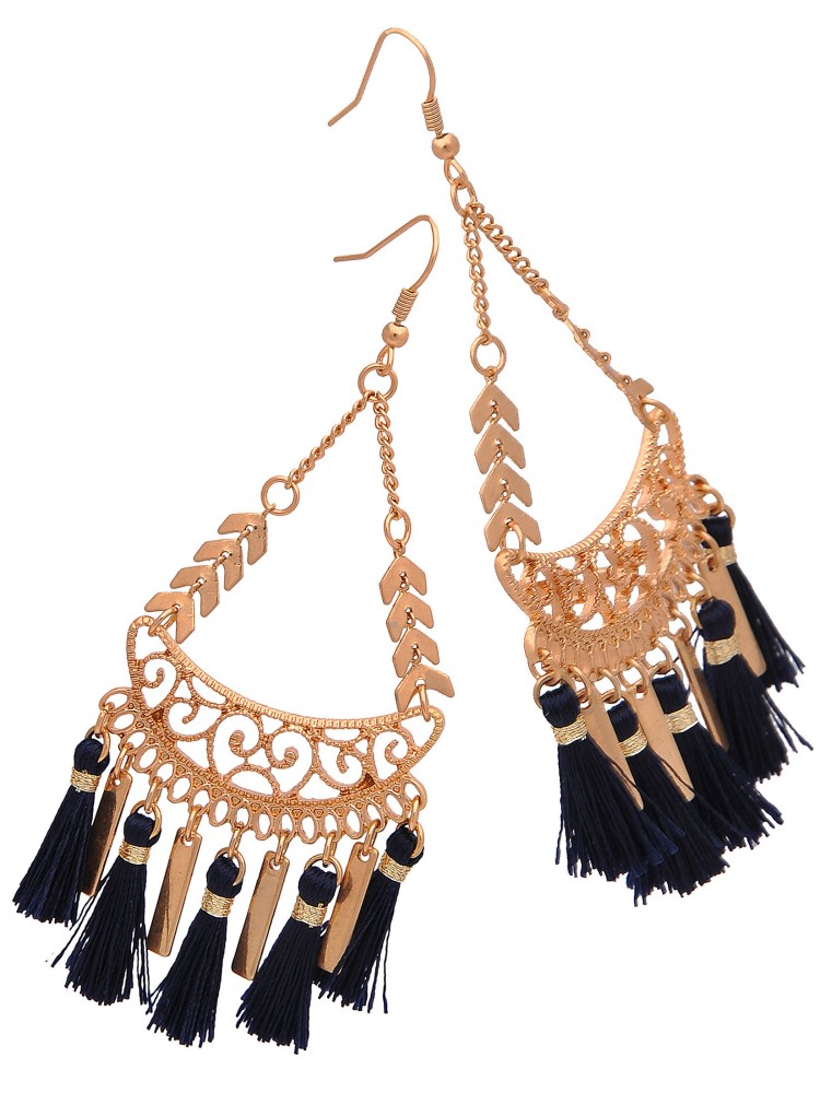 Długie wiszące kolczyki 