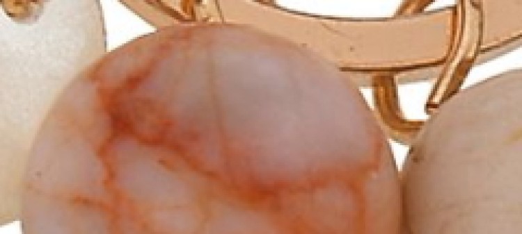 Kolczyki damskie z koralikami