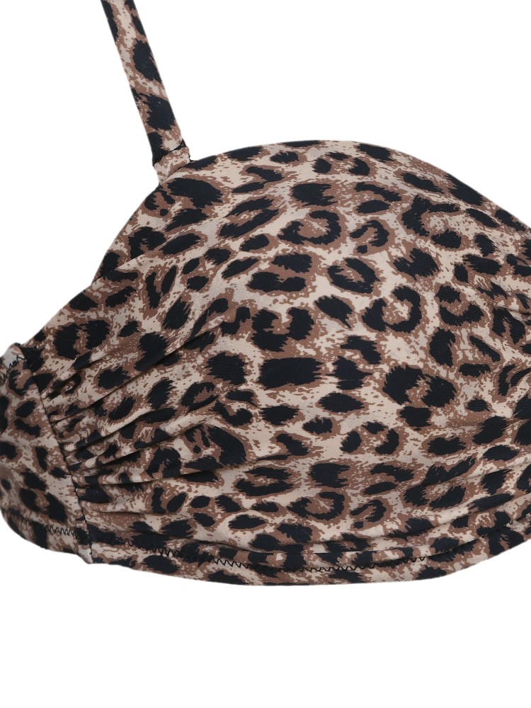 Góra kostiumu kąpielowego w panterkę