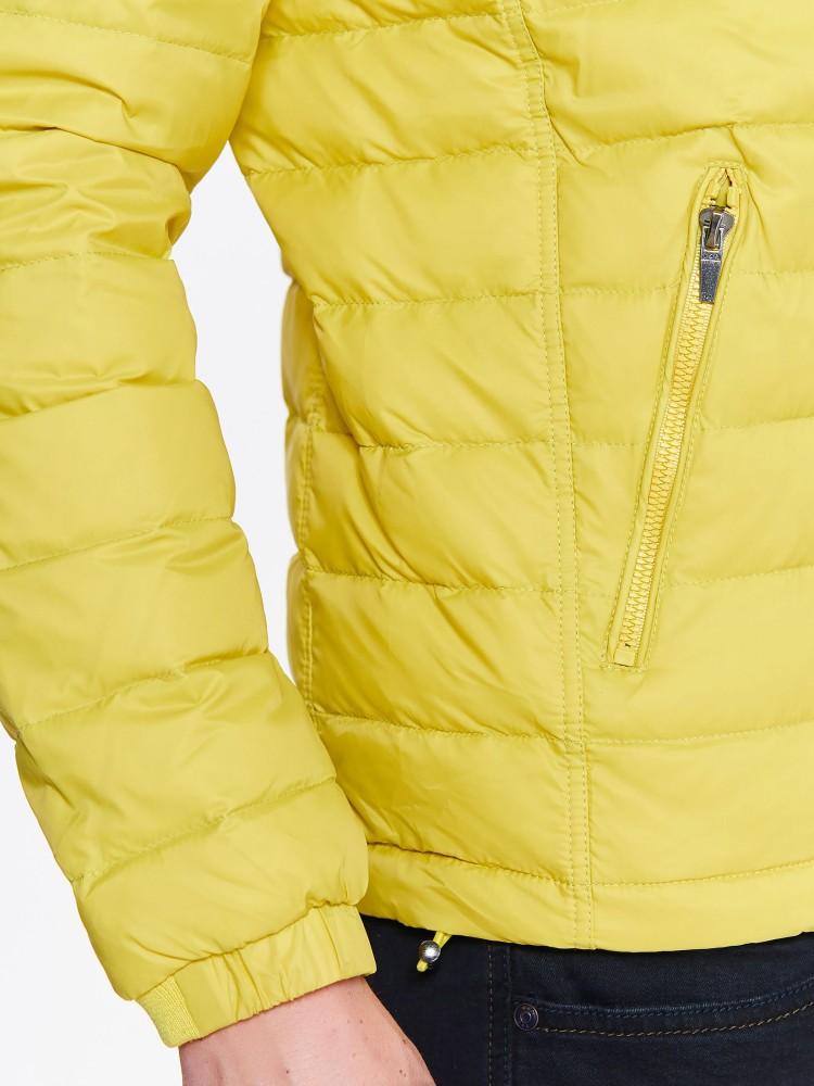 Kurtka męska pikowana z naturalnym puchem