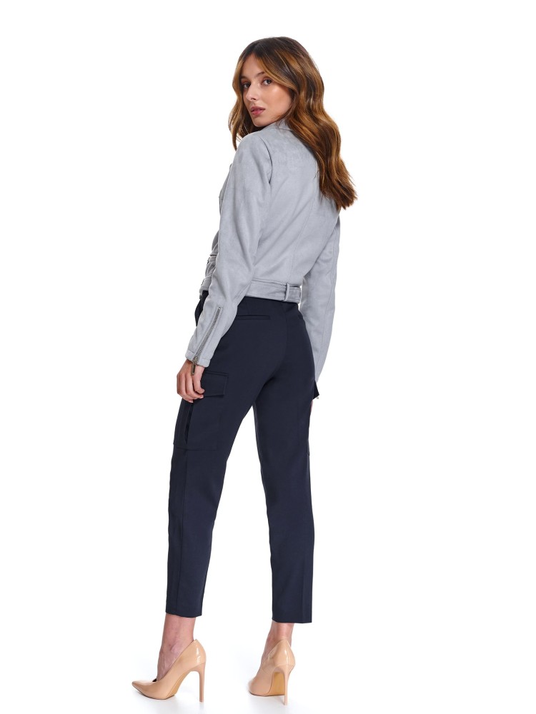 Ramoneska ze sztucznego zamszu