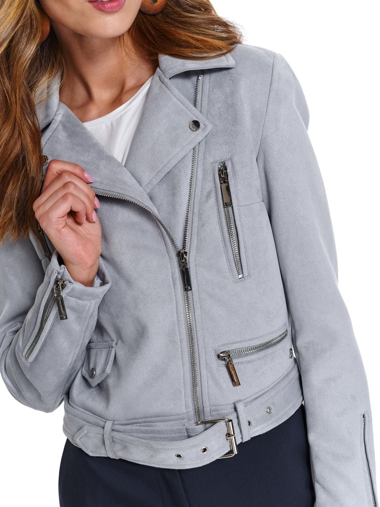 Ramoneska ze sztucznego zamszu