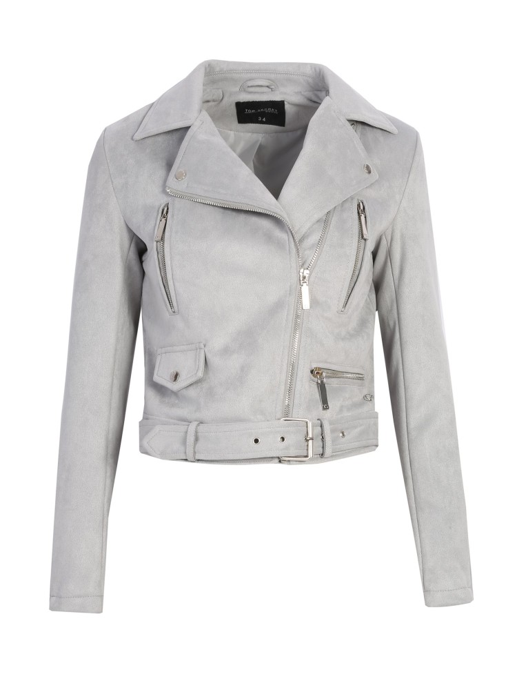 Ramoneska ze sztucznego zamszu