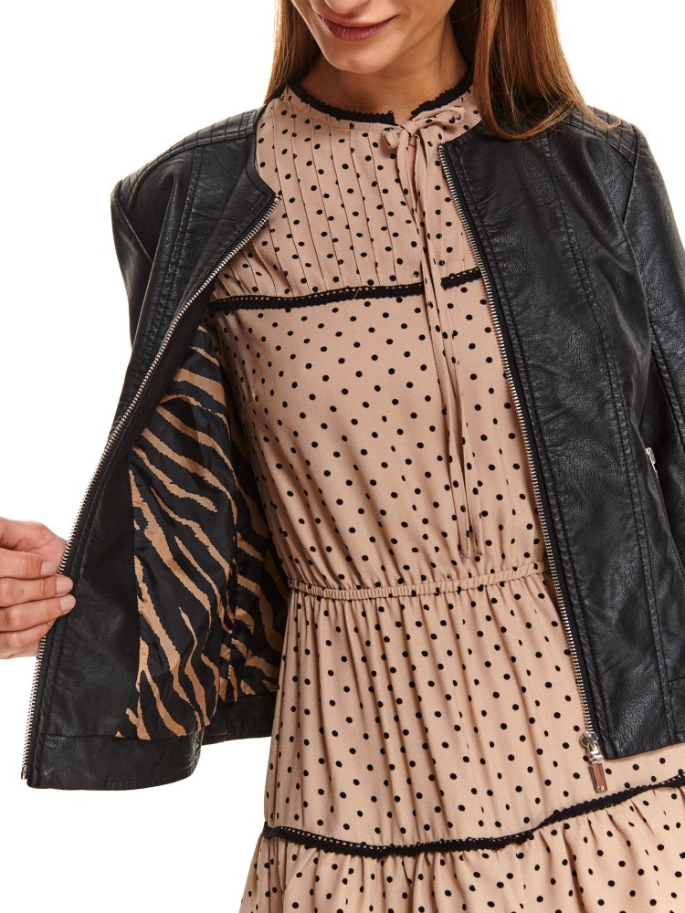 Ramoneska z eko skóry