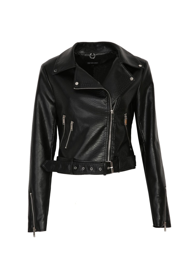 Ramoneska z paskiem ze skóry ekologicznej