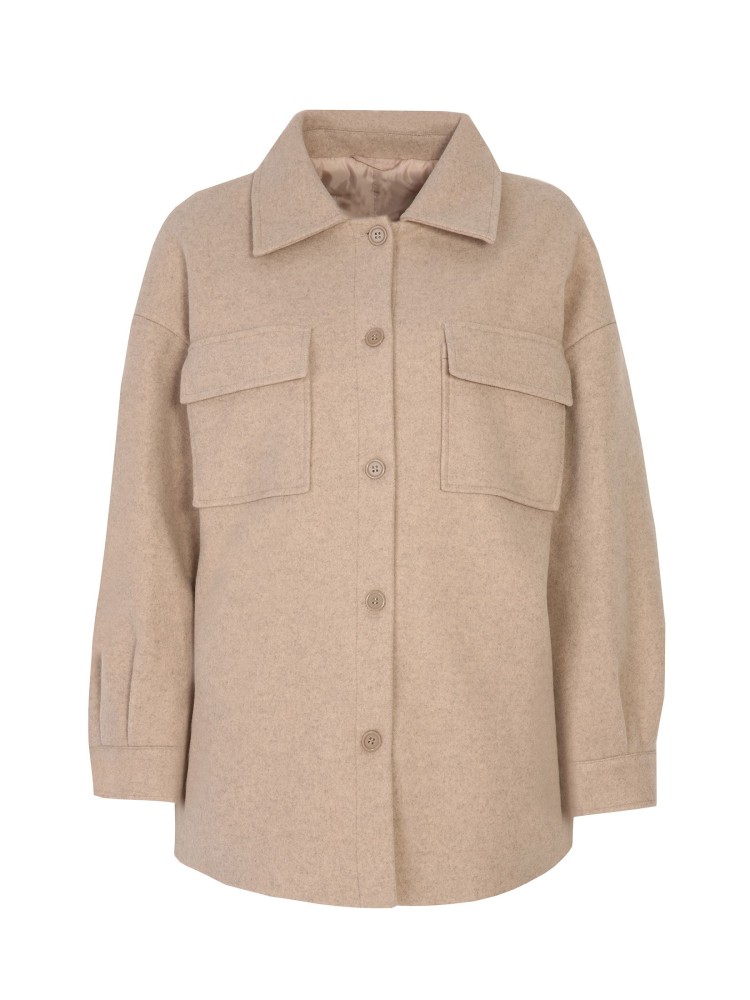 Kurtka koszulowa z mięsistej tkaniny