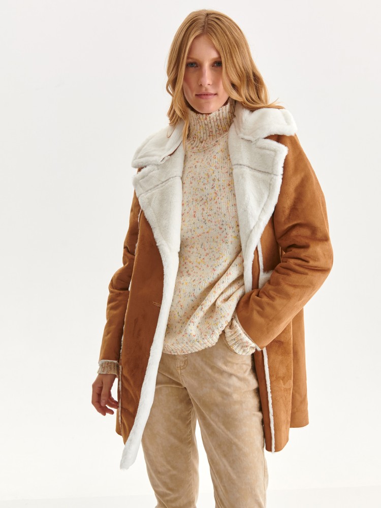 Kożuch z kołnierzem