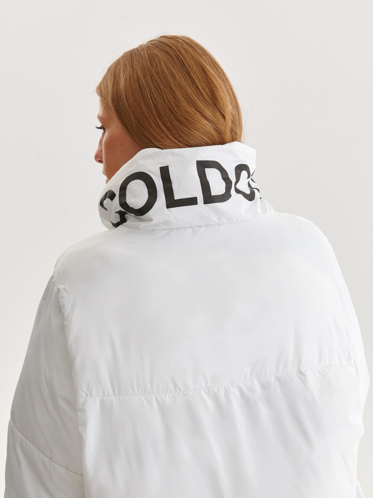 Krótka kurtka z napisem Krótka kurtka z napisem