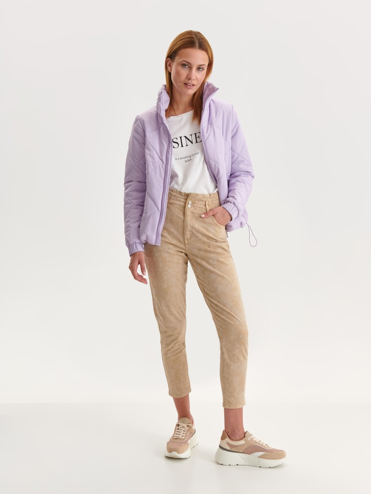 Pikowana krótka kurtka