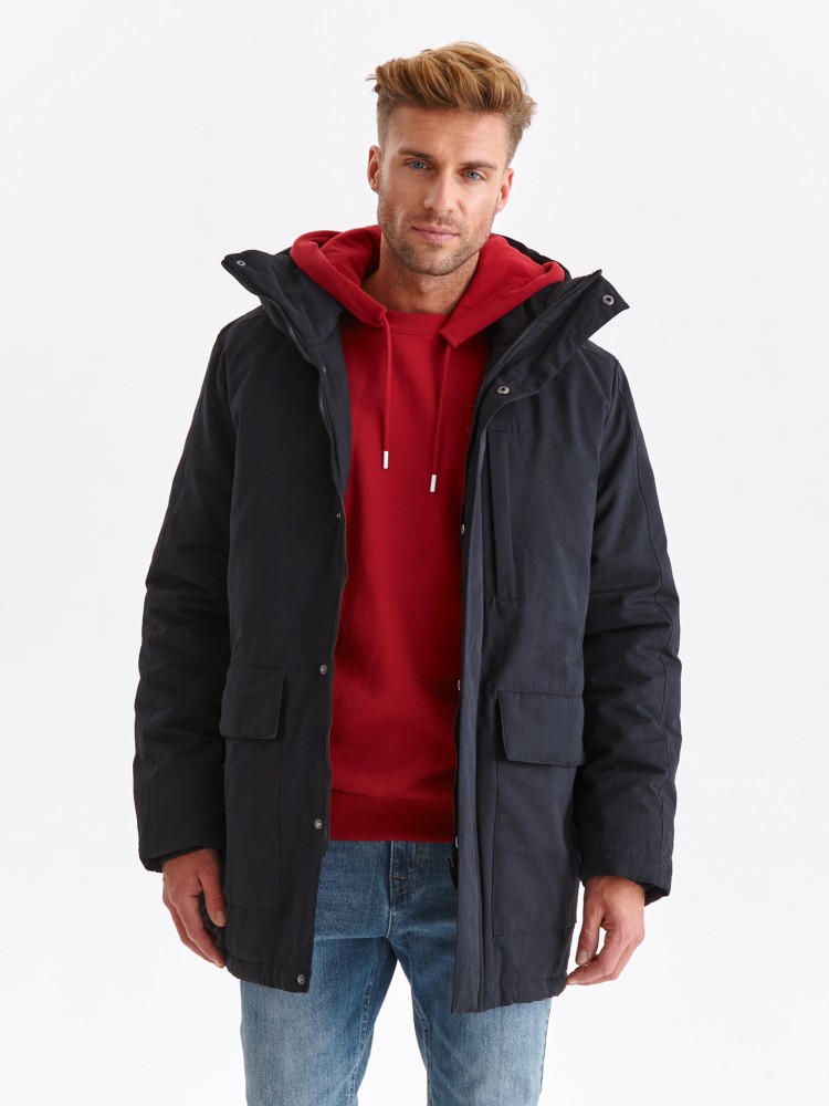 Kurtka parka z odpinanym kapturem