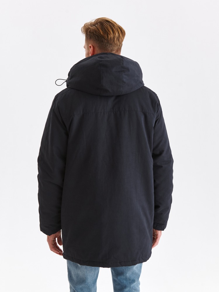Kurtka parka z odpinanym kapturem