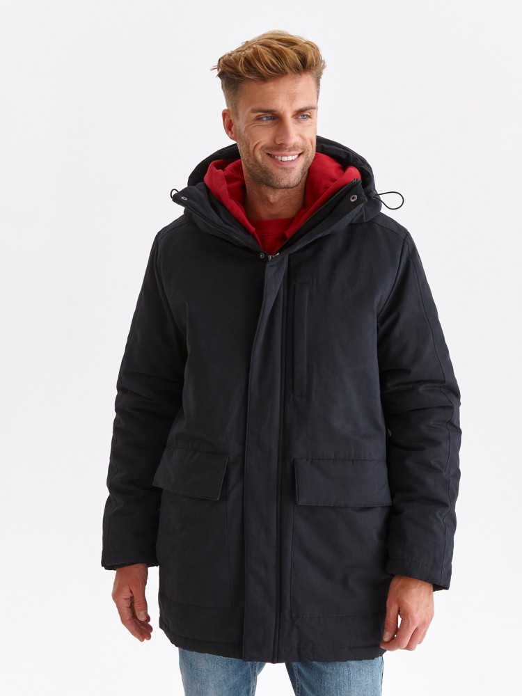 Kurtka parka z odpinanym kapturem