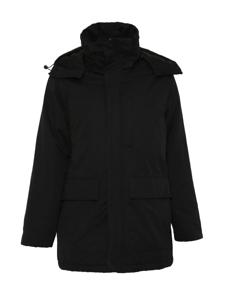 Kurtka parka z odpinanym kapturem