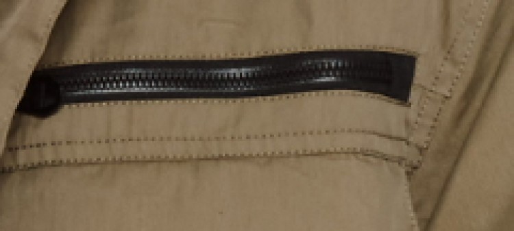 Kurtka parka z tkaniny hydrofobowej