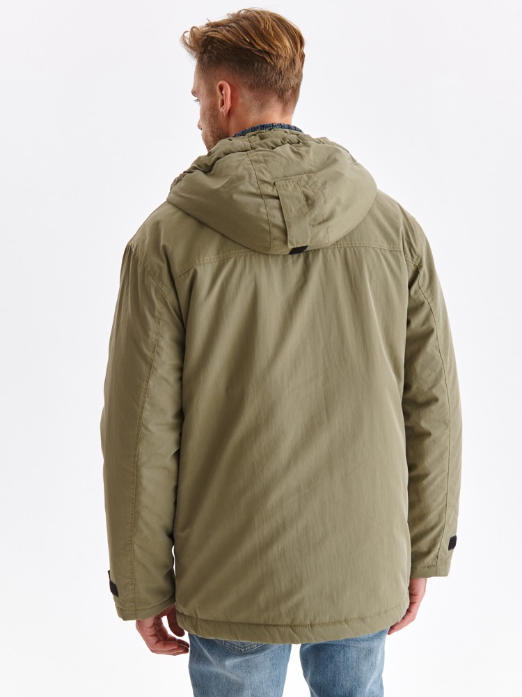 Kurtka parka z tkaniny hydrofobowej