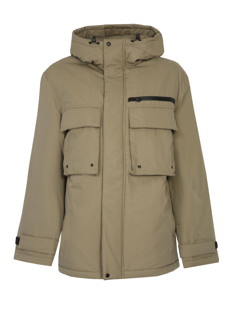 Kurtka parka z tkaniny hydrofobowej