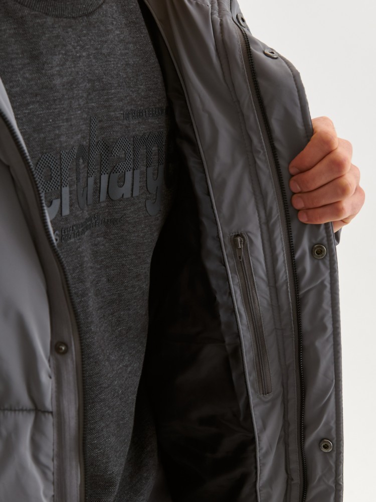 Ocieplana kurtka z tkaniny technicznej