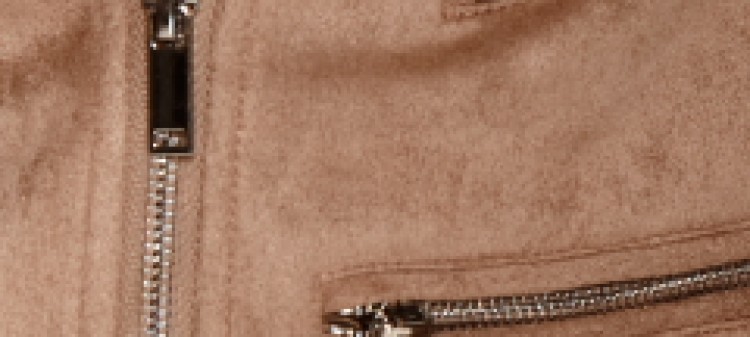 Ramoneska z paskiem z eko zamszu